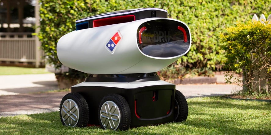 Domino's Pizza selvkørende robot DRU
