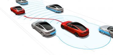 Tesla Autopilot opdatering v 8