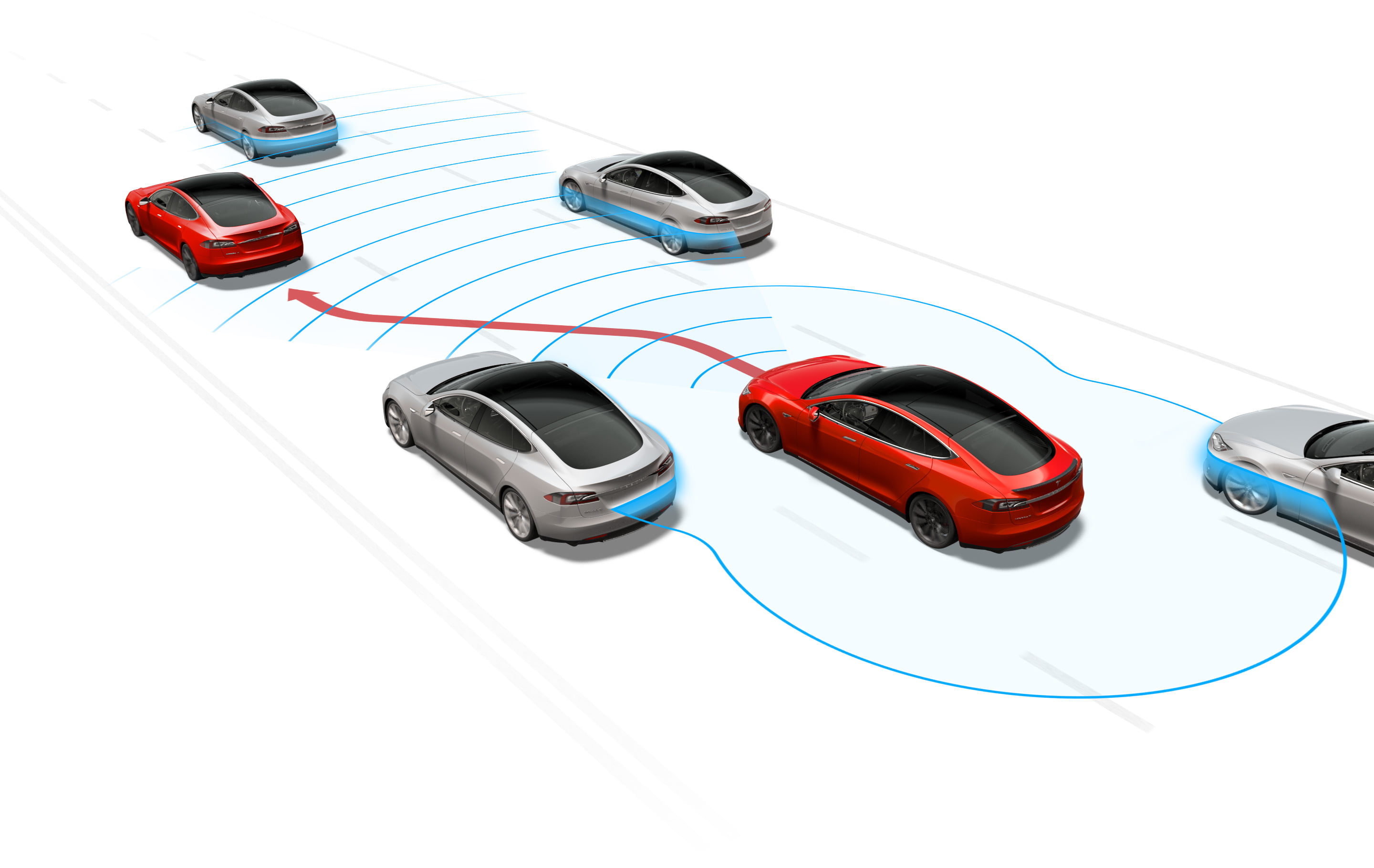 Tesla Autopilot opdatering v 8