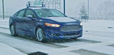 Ford tester selvkørende biler i vinter sneen (Foto: Ford)