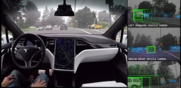 Tesla selvkørende bil